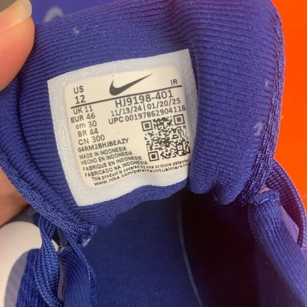 Nike Revolution 8 Deep Royal Blue‎ White Running Shoes HJ9198-401 Mens 12